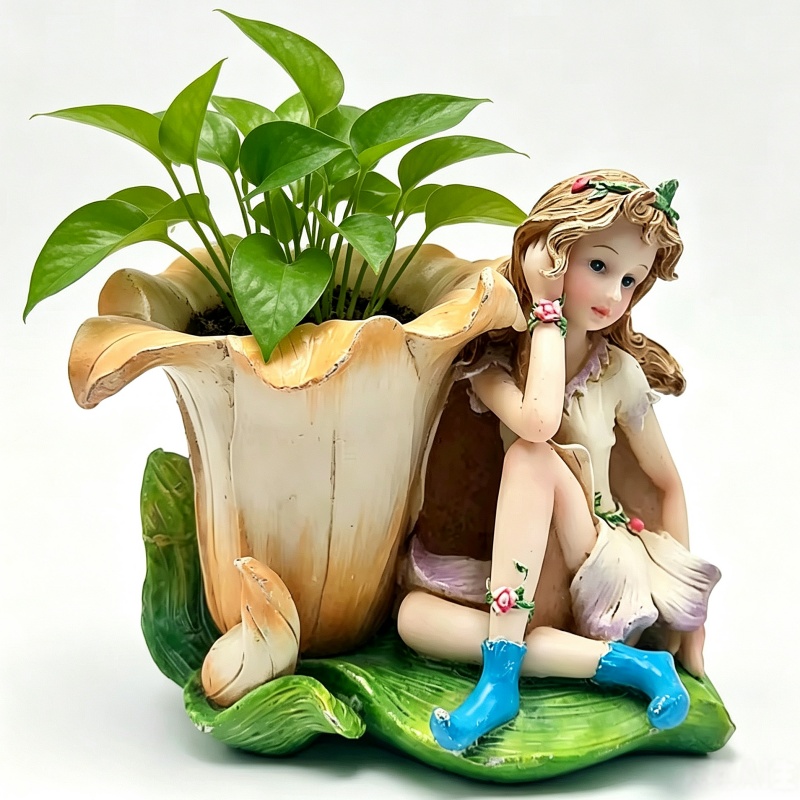 Flower Fairy Vase Cactus Silic - Potsticker Mold recension och pris