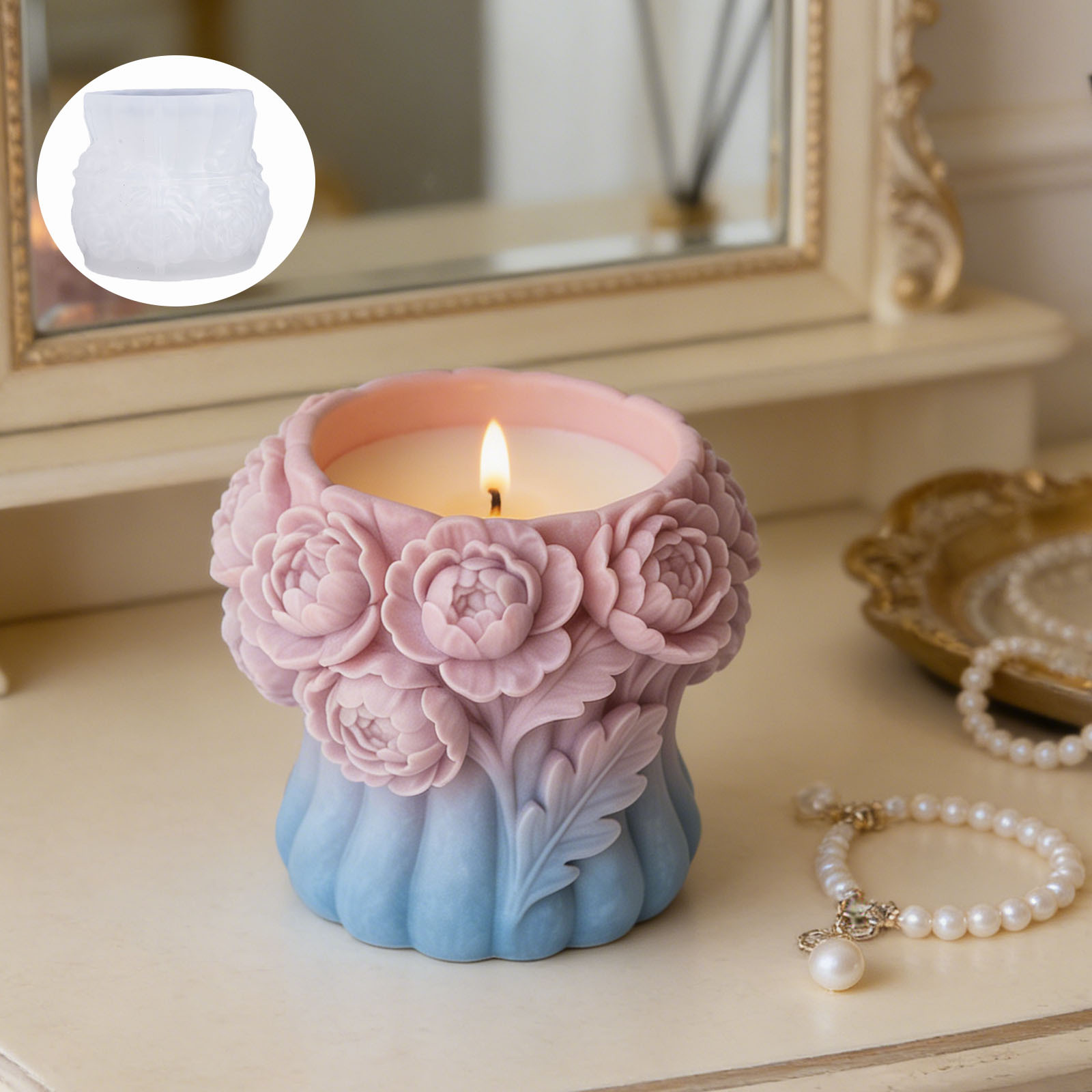 3D Flower Vase Silicone Mold L - Potsticker Mold recension och pris