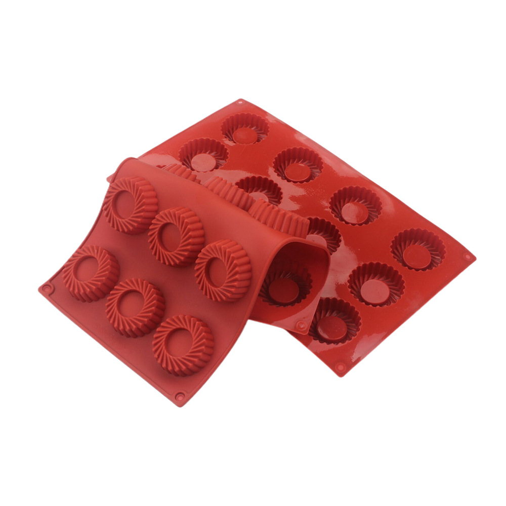 12 Holes Circular Vortex Shape - Donut Mold Silicone recension och pris