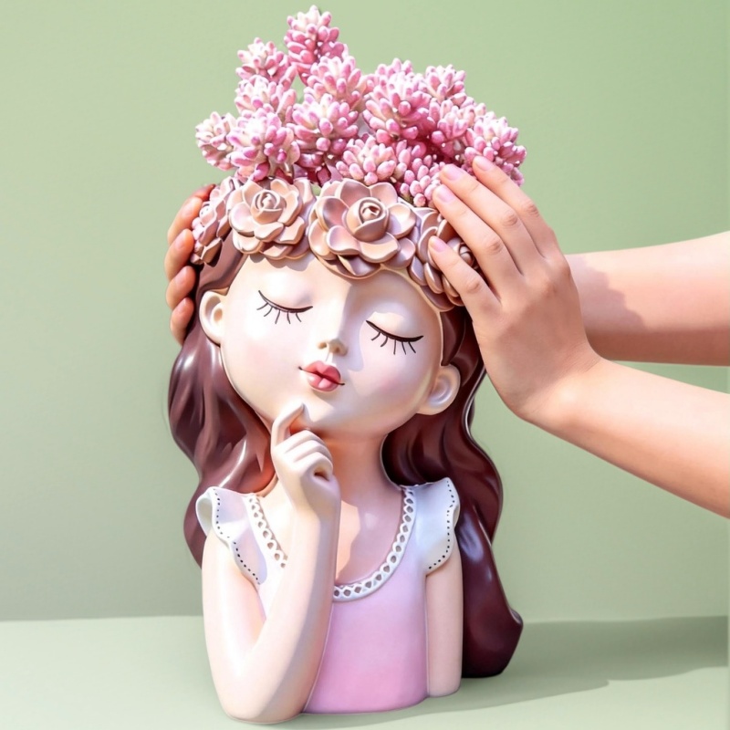 Large Fairy Girl Flower Pot Si - Potsticker Mold recension och pris