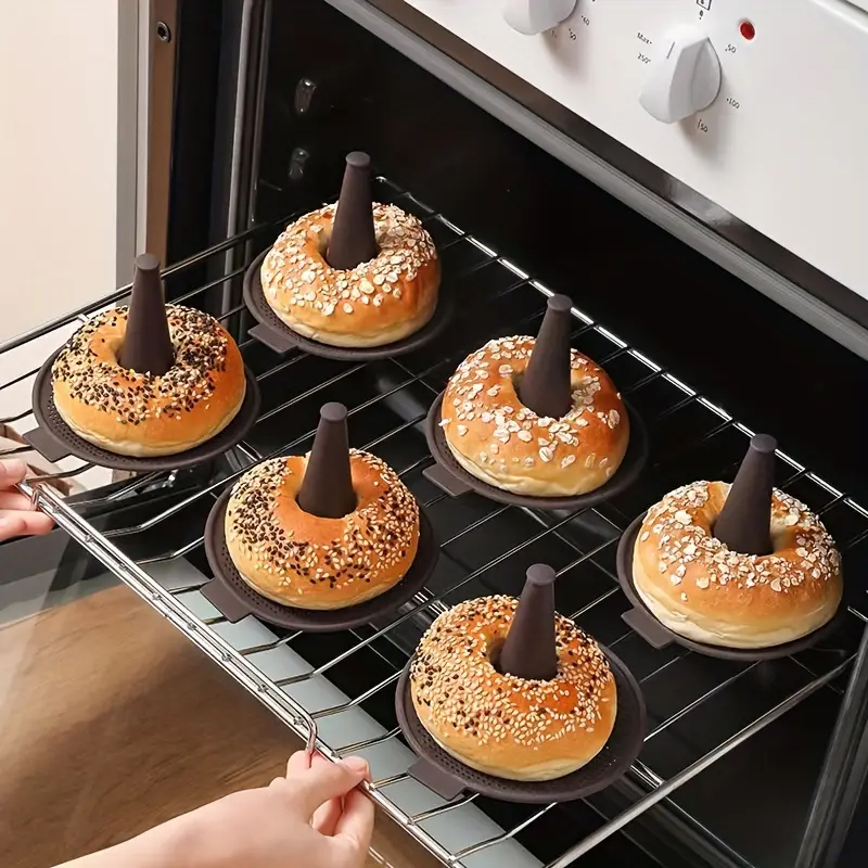 6/12pcs Baking Mold Set Silico - Donut Mold Silicone recension och pris