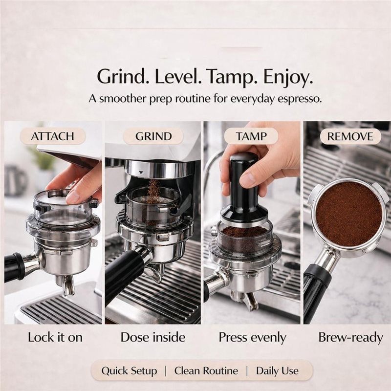 B15C Dosing Funnel 54Mm Twist- - Breville Espresso Barista Touch recension och pris