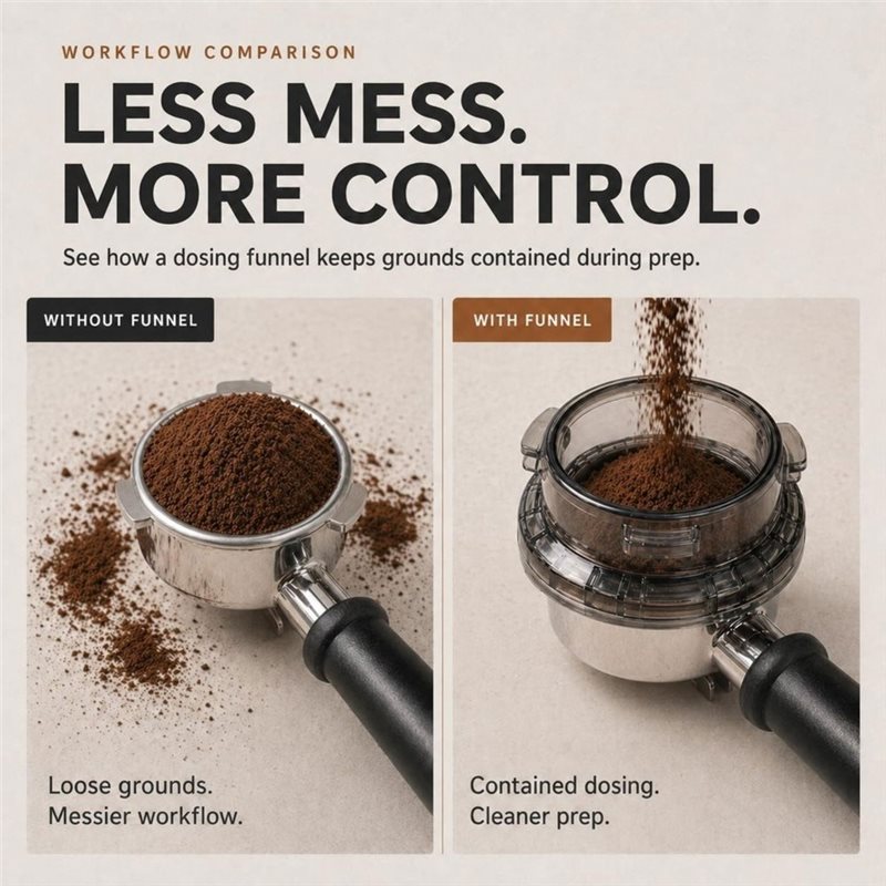 B15C Dosing Funnel 54Mm Twist- - Breville Espresso Barista Touch recension och pris