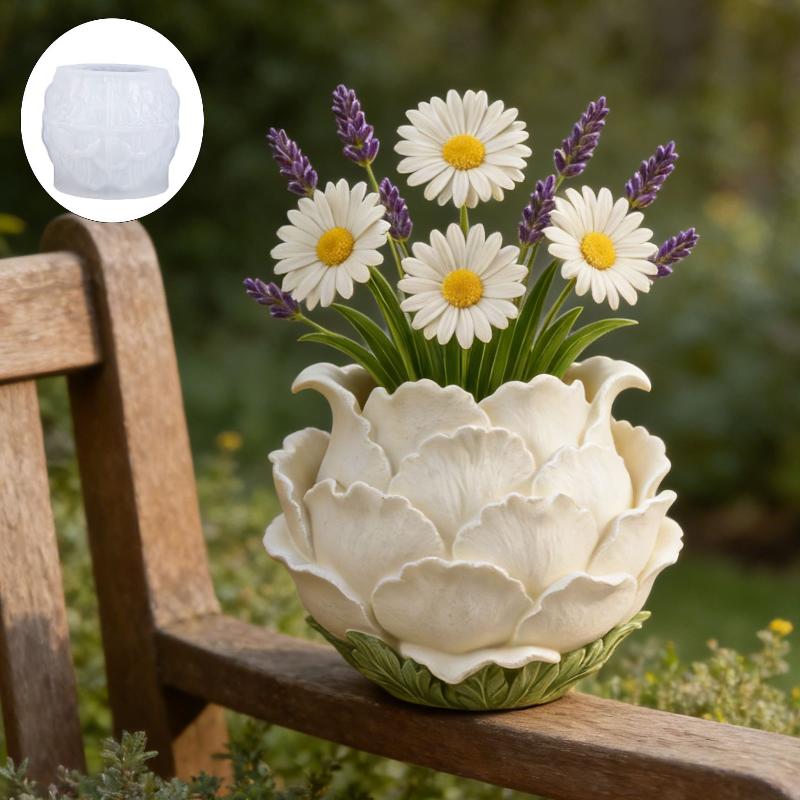 3D Handmade Peony Flower Pot S - Potsticker Mold recension och pris