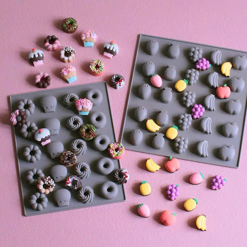 Multicavity Fruit Silicone Cho - Donut Mold Silicone recension och pris